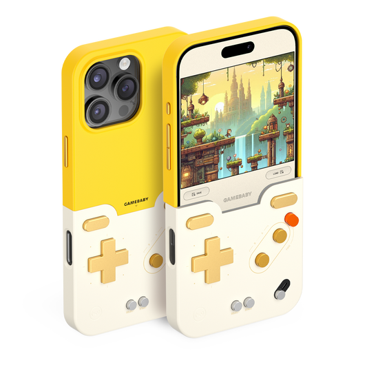 SNAP GAMEBABY phone cases are compatible with iPhone 17/16/15 Pro Max.