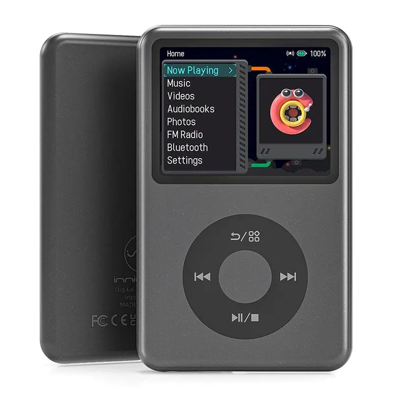 Bring Back the 2000s: Retro MP3/MP4 Player with Bluetooth, HiFi Audio, 2.4" Display & 35H Battery Life
