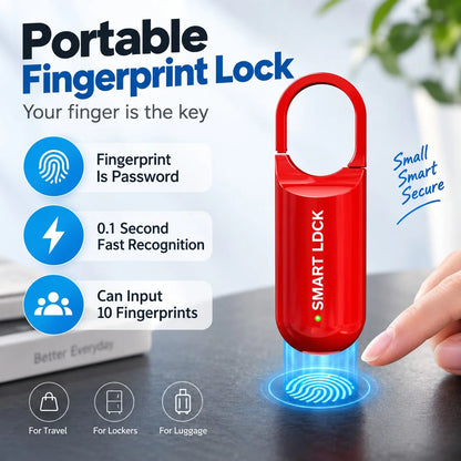 Mini Smart Fingerprint Padlock