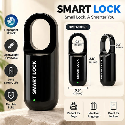 Mini Smart Fingerprint Padlock