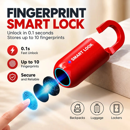 Mini Smart Fingerprint Padlock