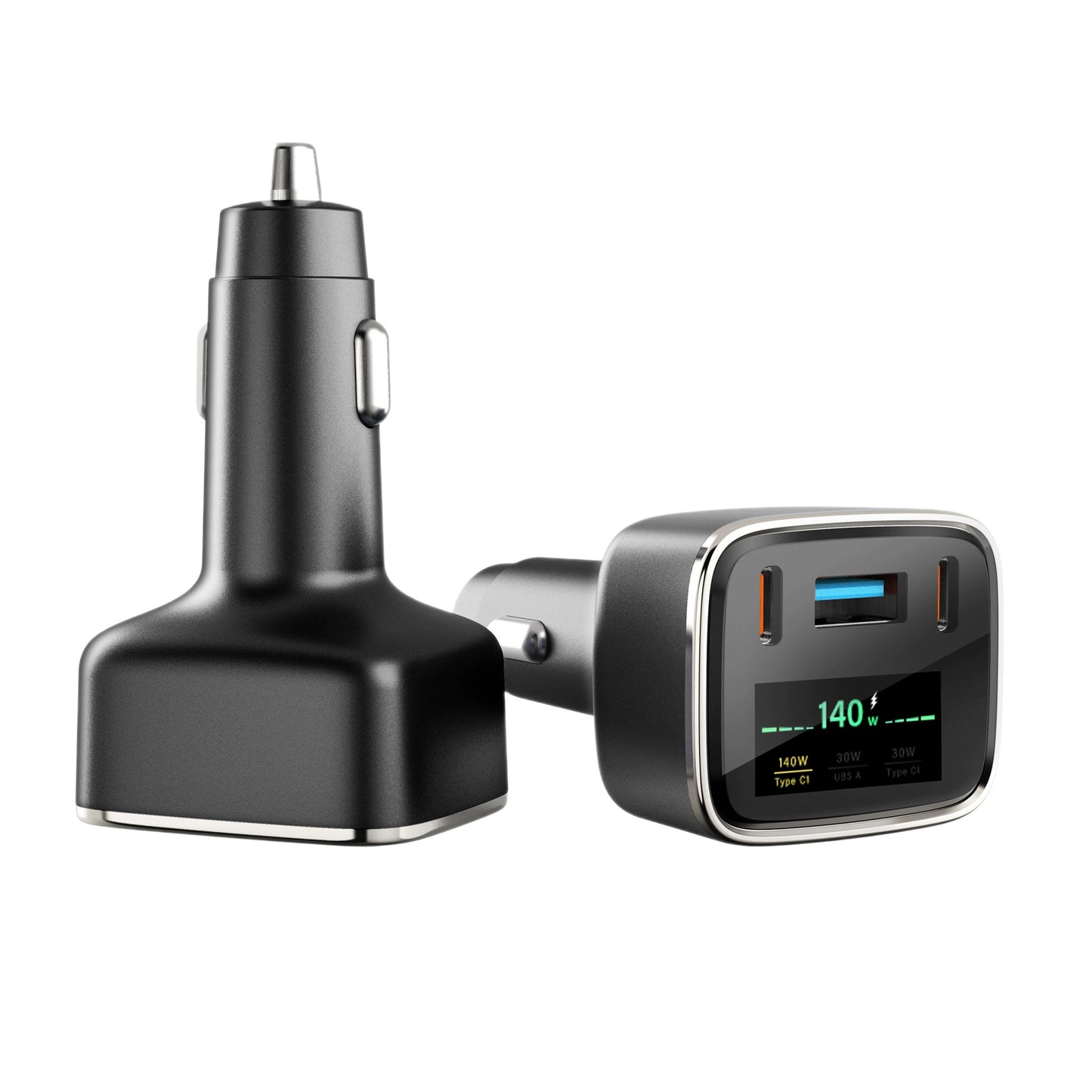 140W Fast Car Charger with Apple Find My & Android Tracking