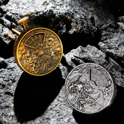Press-to-Roll DND Metal Dice