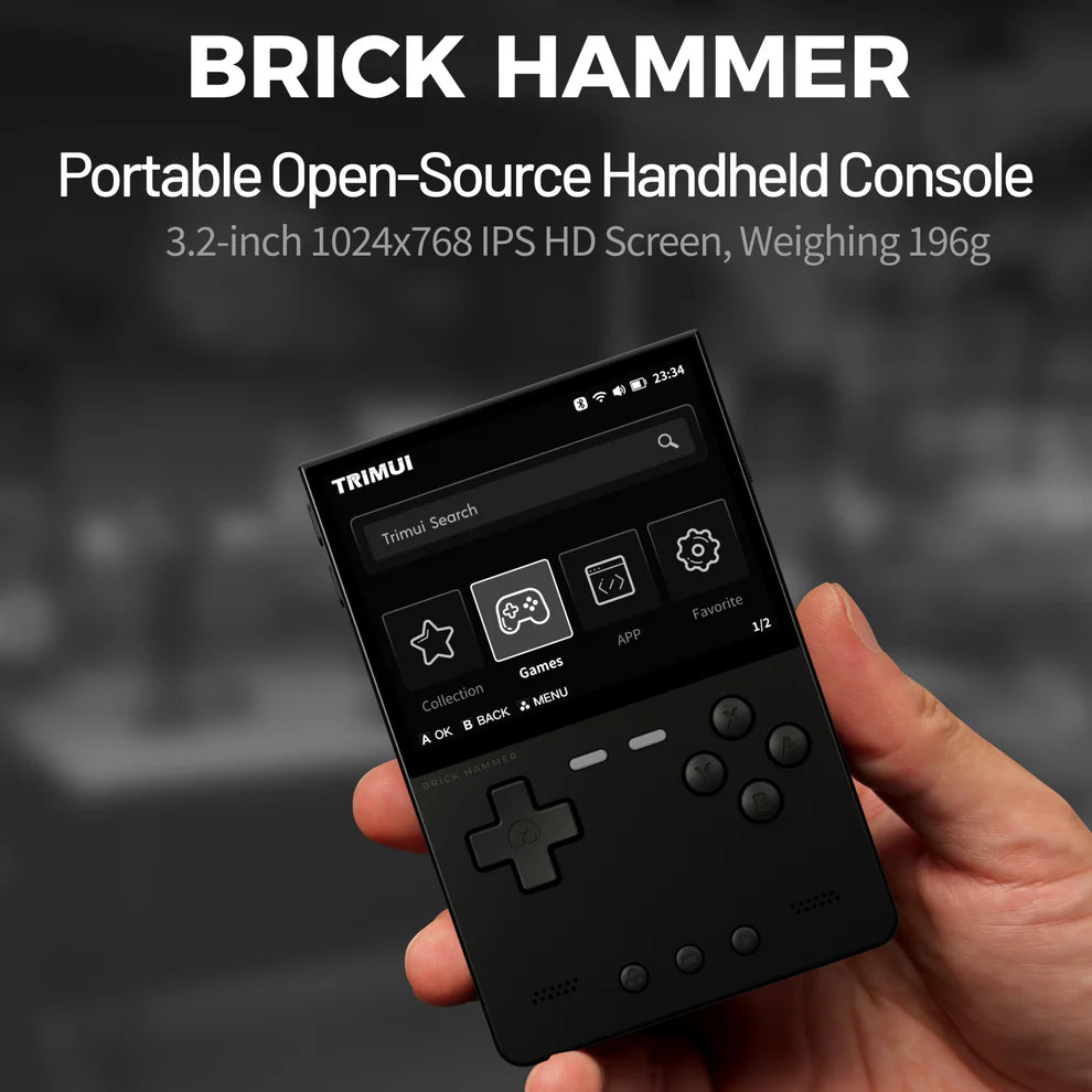 Brick Hammer Handheld  Retro Game Console