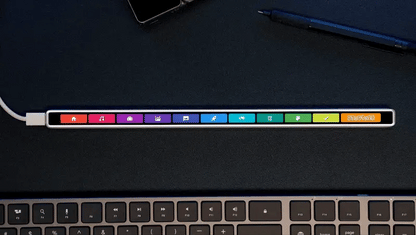 2K OLED Customizable Touch Bar Keyboard for Creators & Gamers