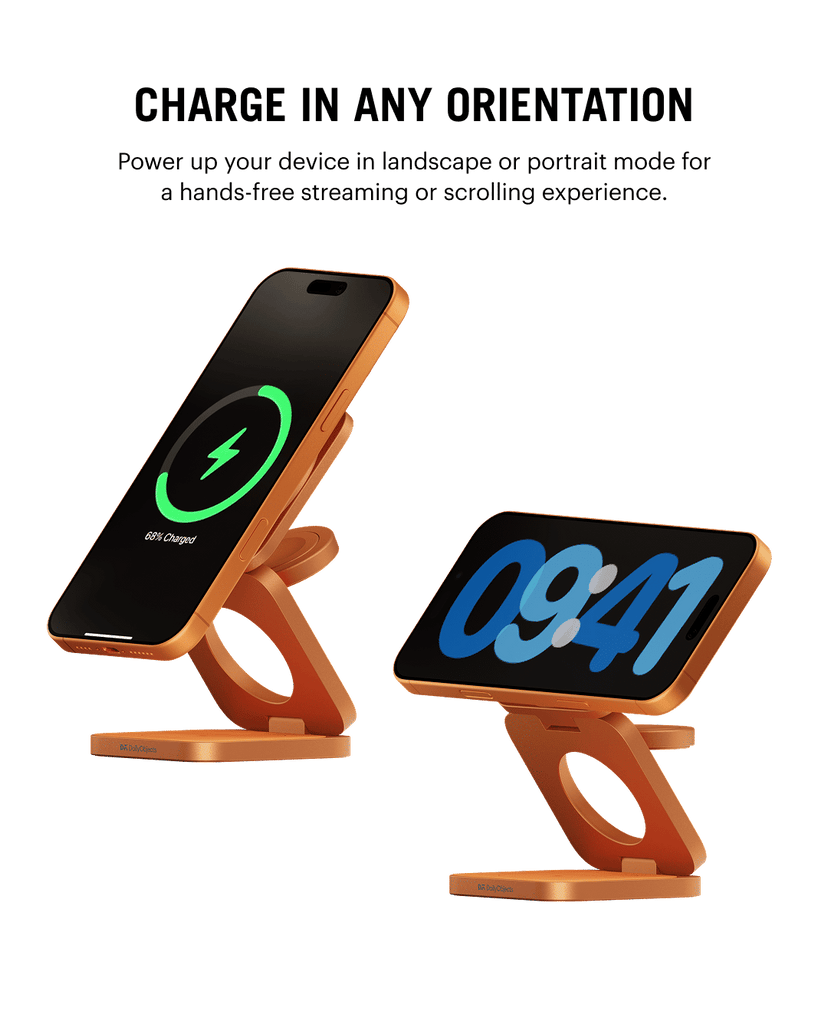 3-In-1 Qi2.2-Certified MagSafe Foldable 25W Magnetic Wireless Charging Stand