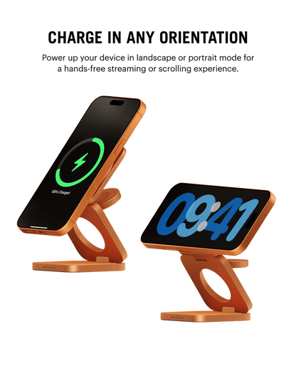 3-In-1 Qi2.2-Certified MagSafe Foldable 25W Magnetic Wireless Charging Stand