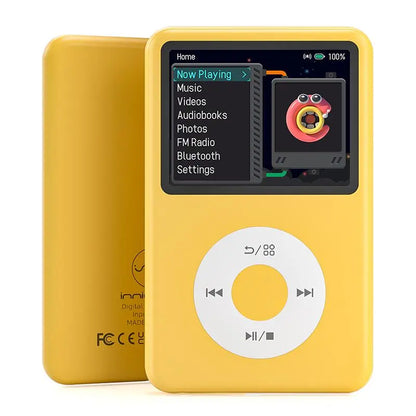 Bring Back the 2000s: Retro MP3/MP4 Player with Bluetooth, HiFi Audio, 2.4" Display & 35H Battery Life