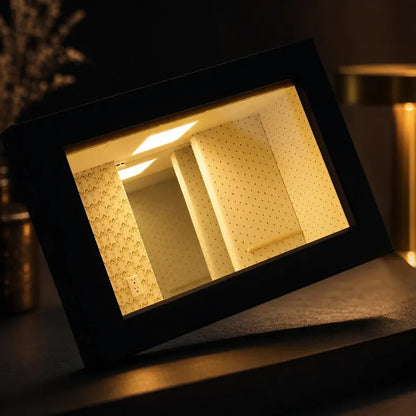 Backrooms Level 0 Infinity Mirror Frame - Liminal Space Shadow Box