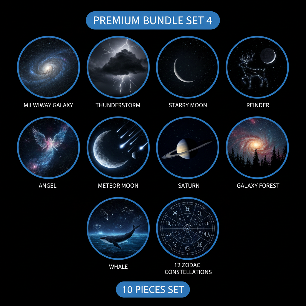 2-in-1 Galaxy Projector Night Light