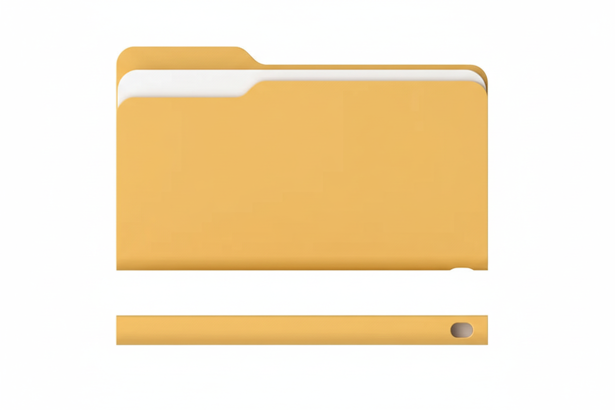Large Yellow Folder