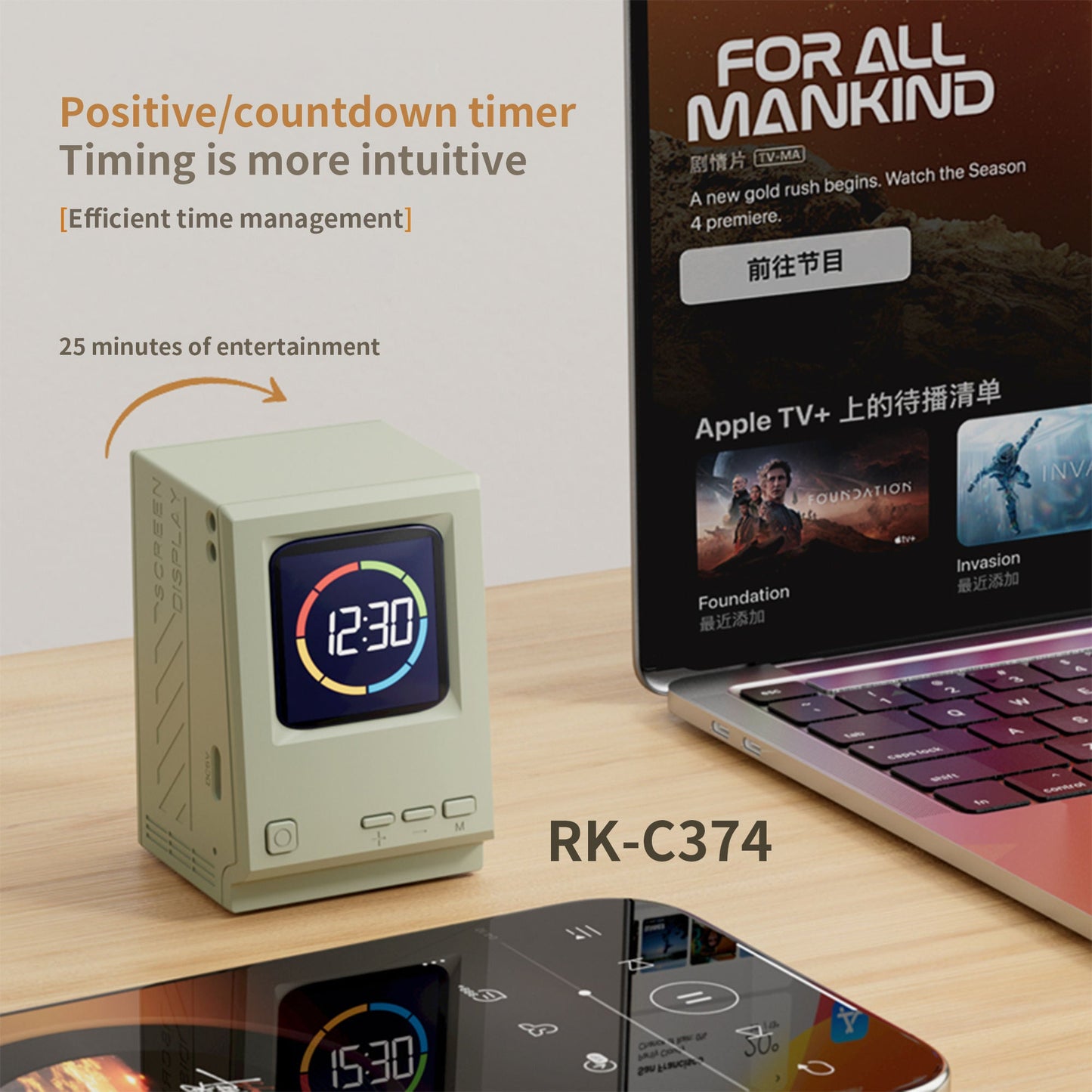 Mac Smart Bluetooth Speaker Alarm Clock - Snapdealfy