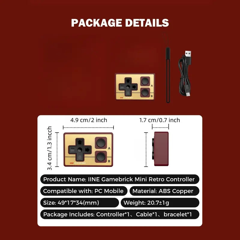 mini handheld short video e-book remote controller package and user manual