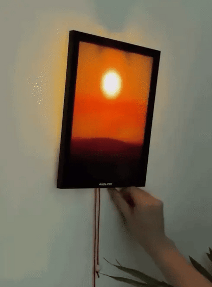 Sunset Time Ambient Art Wall Lamp - Snapdealfy
