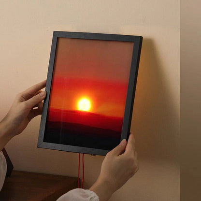 Sunset Time Ambient Art Wall Lamp - Snapdealfy