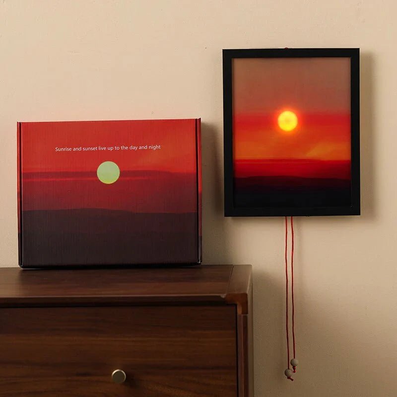 Sunset Time Ambient Art Wall Lamp - Snapdealfy
