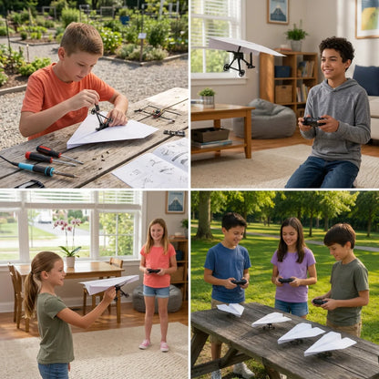 DIY Remote Control Paper Airplane Kit
