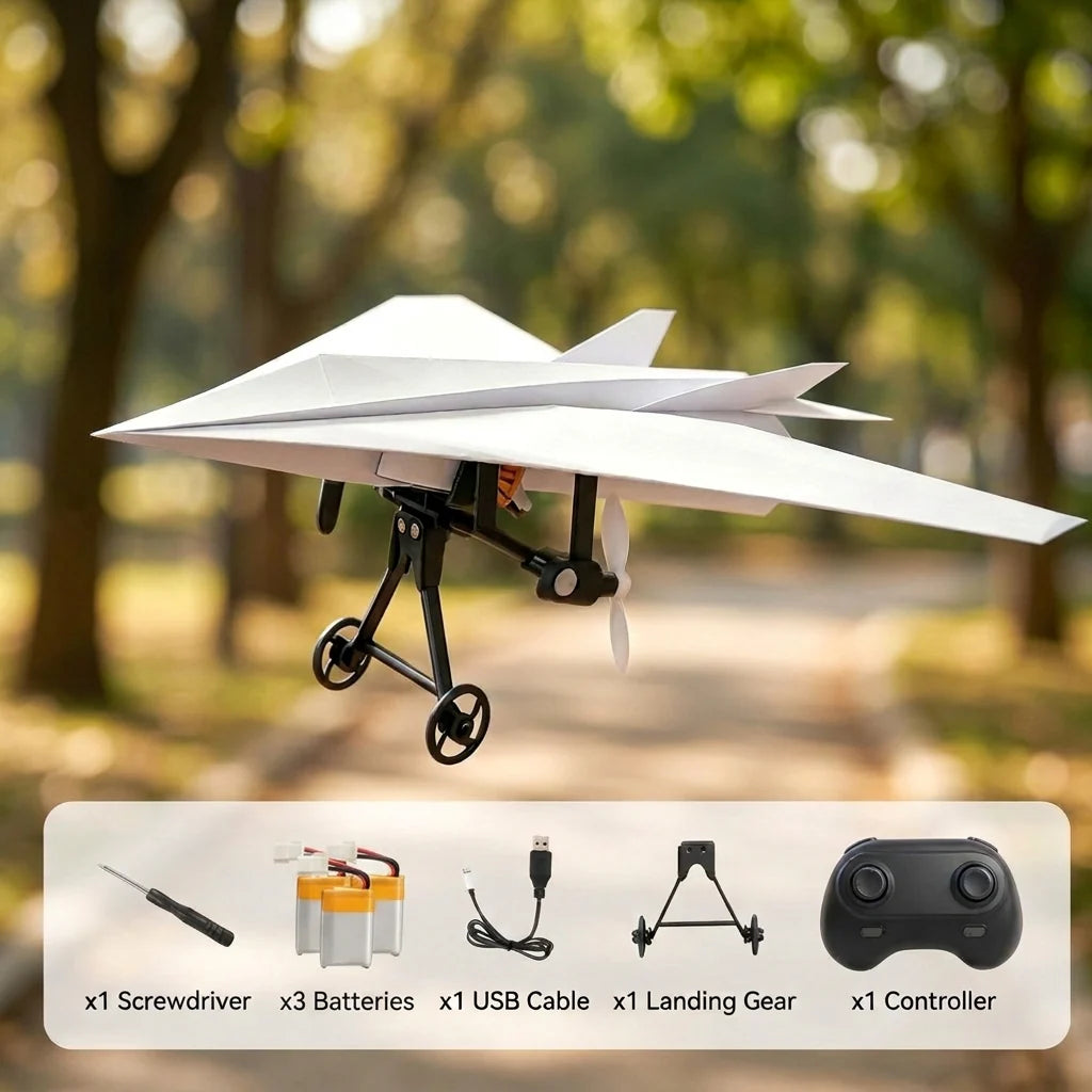 DIY Remote Control Paper Airplane Kit